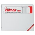 Avery Dennison Customizable Dividers, 5 Tab, Pk150, Color: White 20406